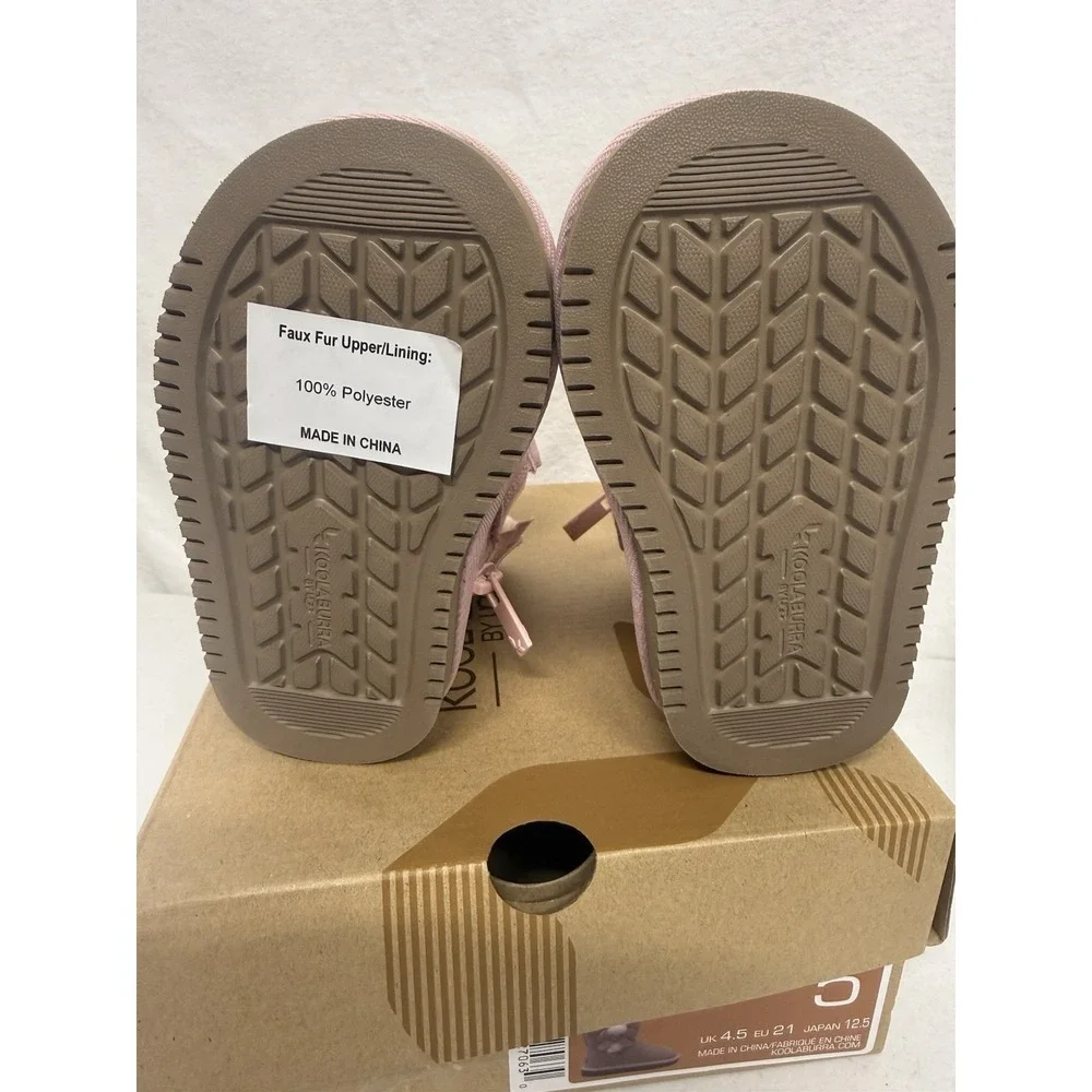 Koolaburra By Ugg Victoria Mini  Toddler Girl Pink Boots Size 5 New In Box
